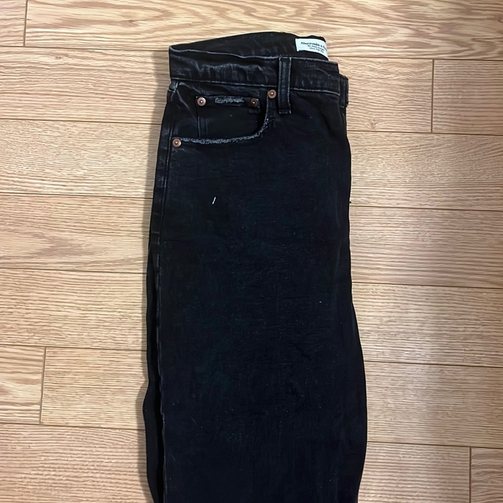 Abercrombie and Fitch Curve Love Black Jeans